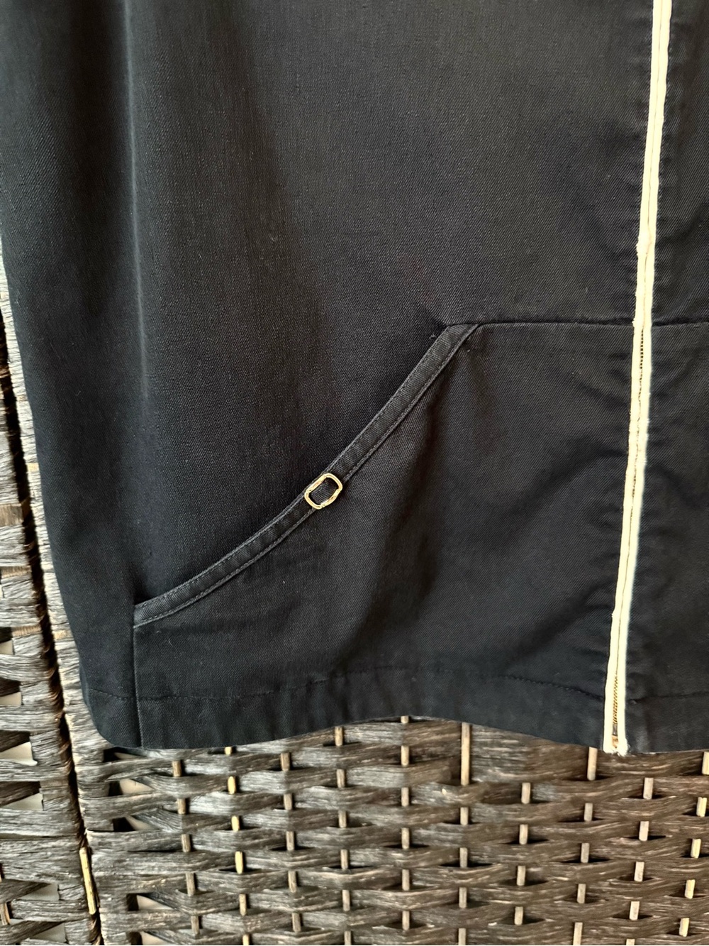 💙 St. John Sport by Marie Gray Navy Blue Zip Front Vest Women's Sz Large - Picture 2 of 13